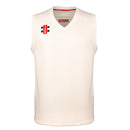 GRAY-NICHOLLS PRO PERFORMANCE CRICKET SLIPOVER SMALL, 33-37" CHEST, IVORY TRIM
