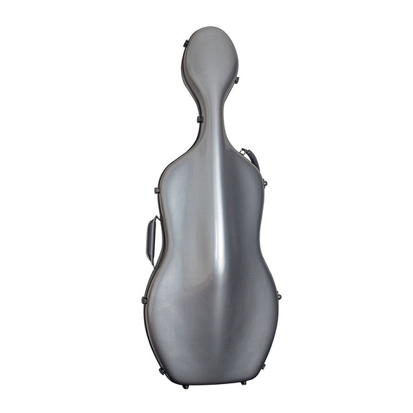 Hidersine hard polycarbonate cello case - Carbon fibre effect