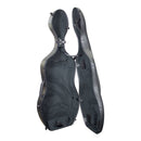 Hidersine hard polycarbonate cello case - Brushed silver