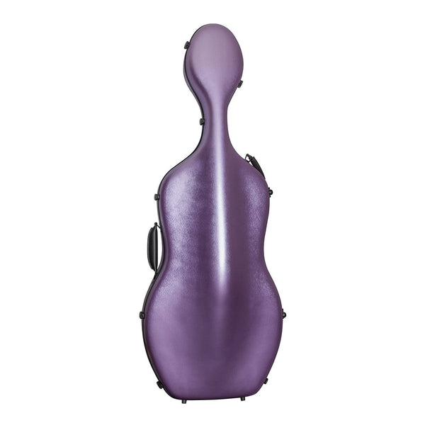Hidersine hard polycarbonate cello case - Purple gloss