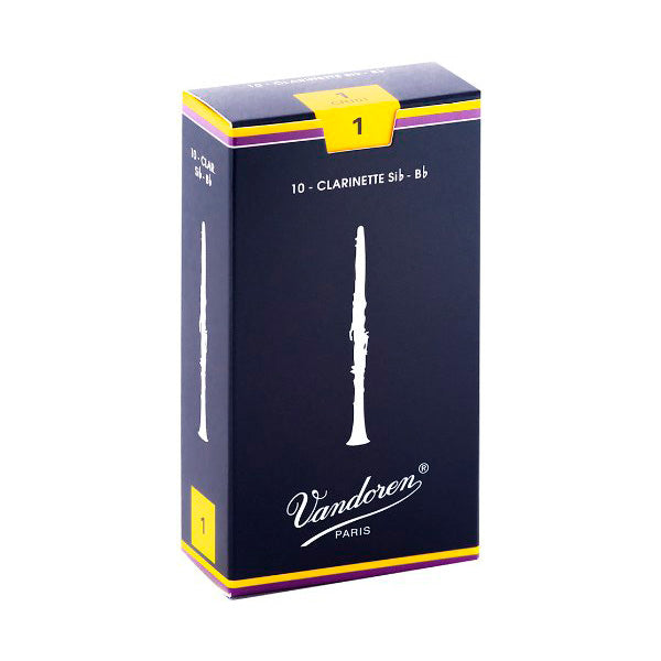 Vandoren 'Blue Box' Bb clarinet reeds - 1 (box of 10)