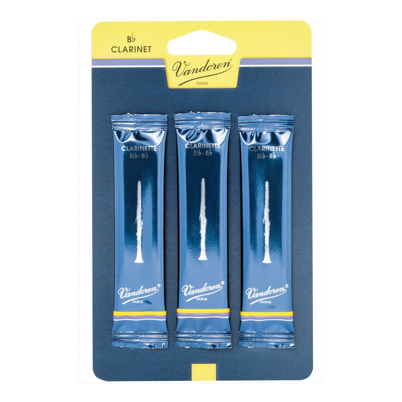 Vandoren 'Blue Box' Bb clarinet reeds - 2 (card with 3)