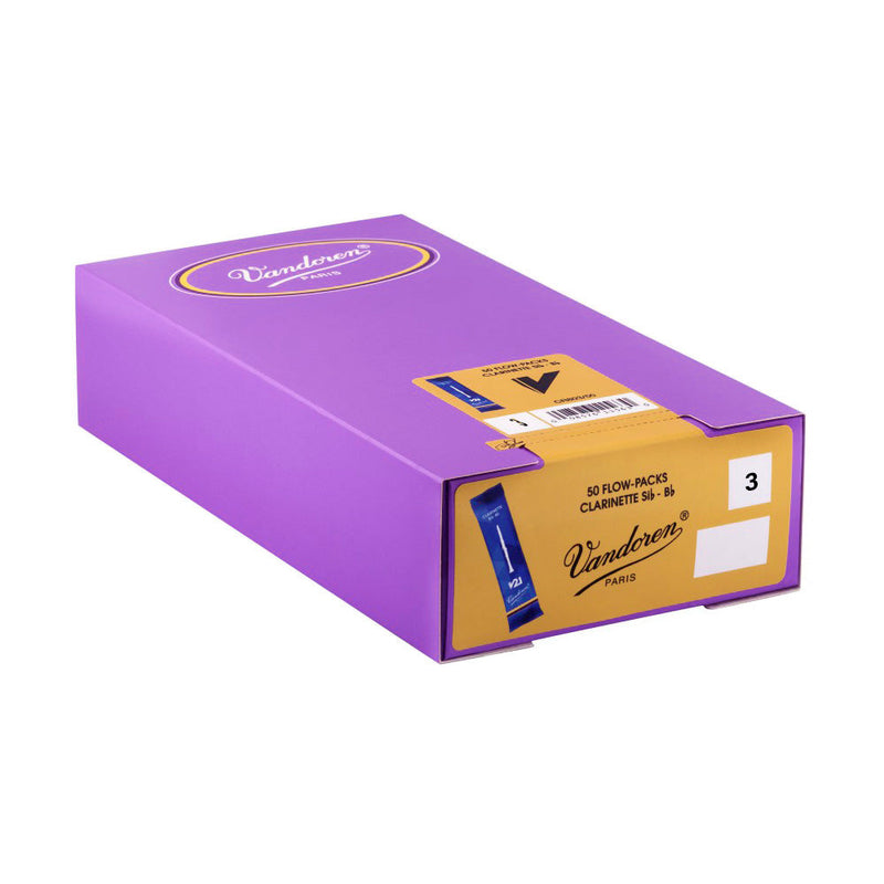 Vandoren 'Blue Box' Bb clarinet reeds - 3 (box of 10)