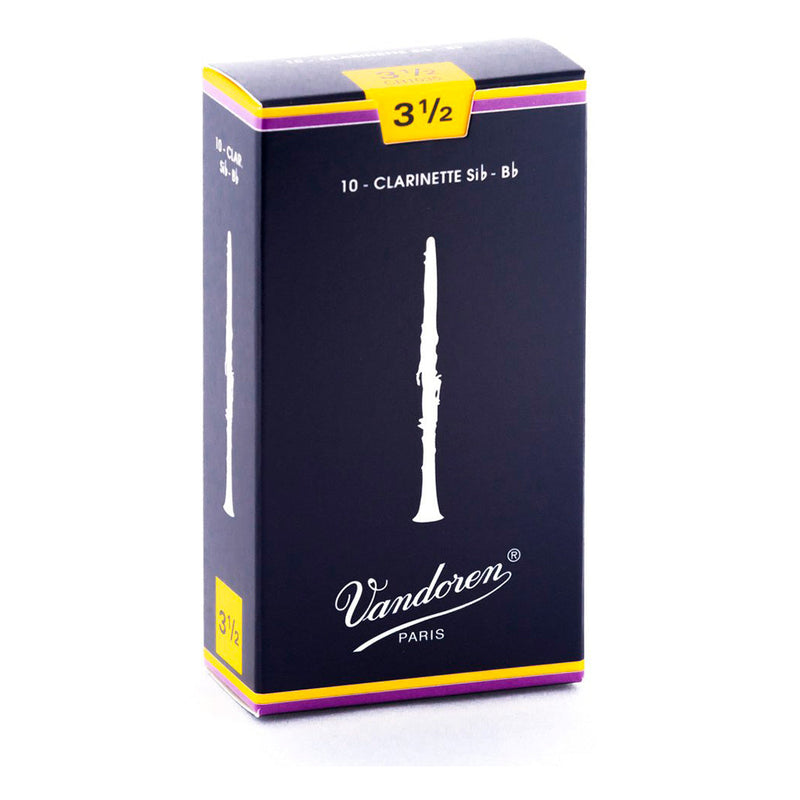 Vandoren 'Blue Box' Bb clarinet reeds - 3 (box of 10)