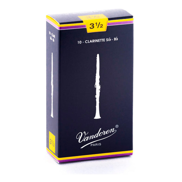 Vandoren 'Blue Box' Bb clarinet reeds - 3.5 (box of 10)