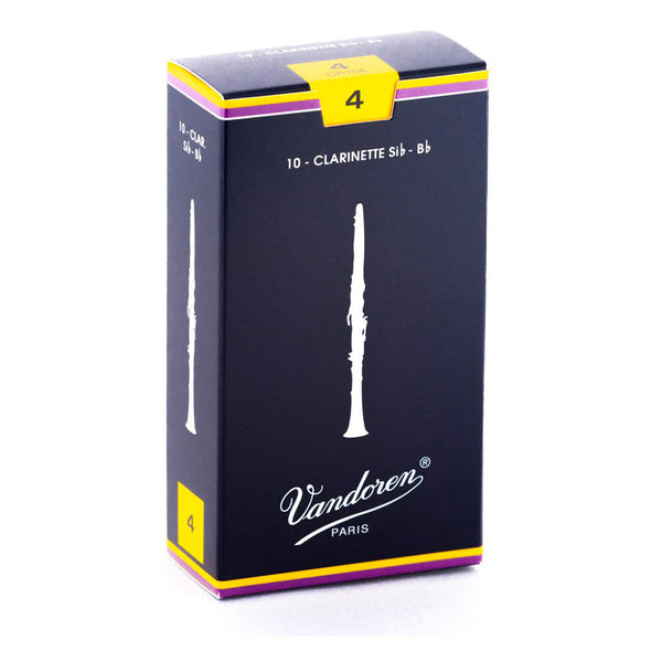 Vandoren 'Blue Box' Bb clarinet reeds - 4 (box of 10)