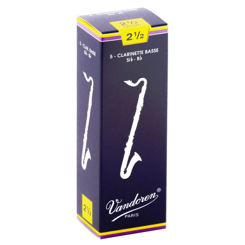 Vandoren Bb bass clarinet reeds box of 5 - 2