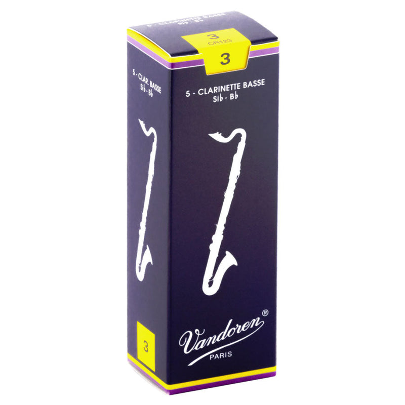 Vandoren Bb bass clarinet reeds box of 5 - 3