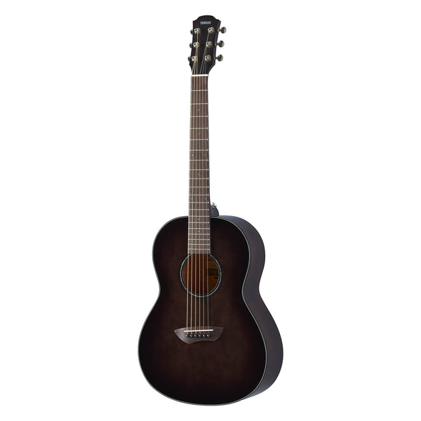 Yamaha CSF1M compact folk parlor electro-acoustic guitar in matte - Translucent black