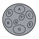 Jumbie Jam Table Top Steel Pan - Silver