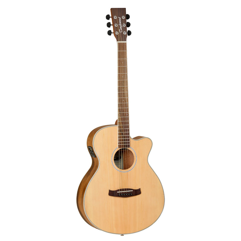 Tanglewood Discovery super folk cutaway guitar - Pacific walnut