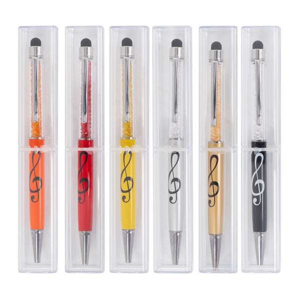 Ballpoint pen - Treble clef design - Single (random colour)
