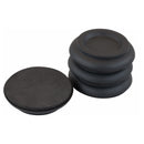 Piano Workshop Set Of 4 Black Wooden Castor Cups For Upright Piano