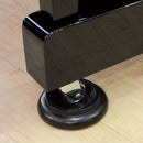 Piano Workshop set of 4 brown wooden castor cups for upright piano