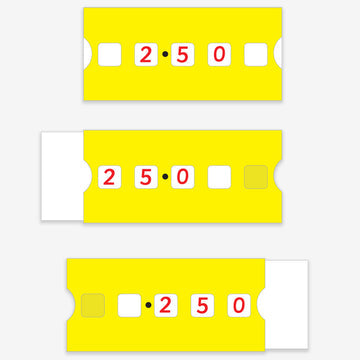 Student Pupil & Teacher Demo Decimal Sliding Line