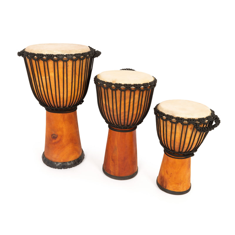 Wide Top rope-tuned djembe pack for education - Primary 10 players