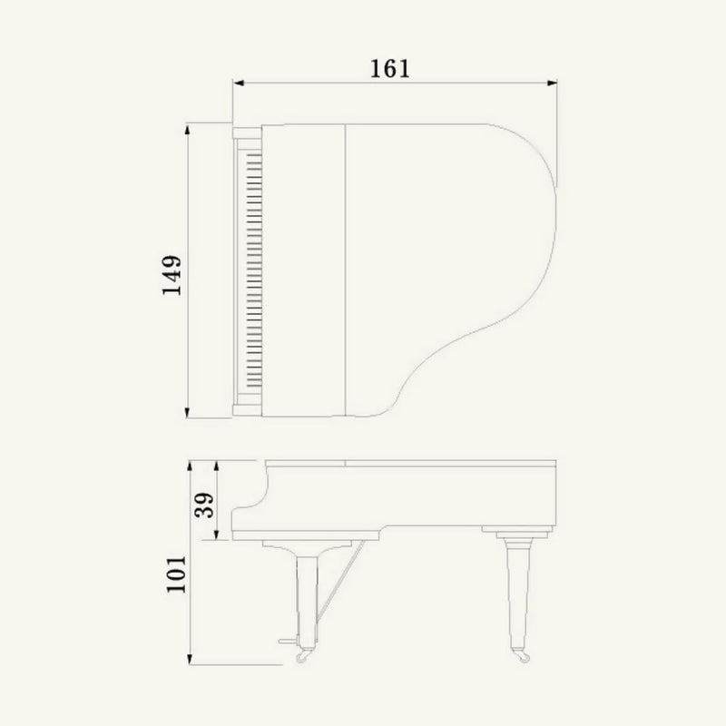 Yamaha Disklavier ENSPIRE DGB1K grand piano - Polished Mahogany