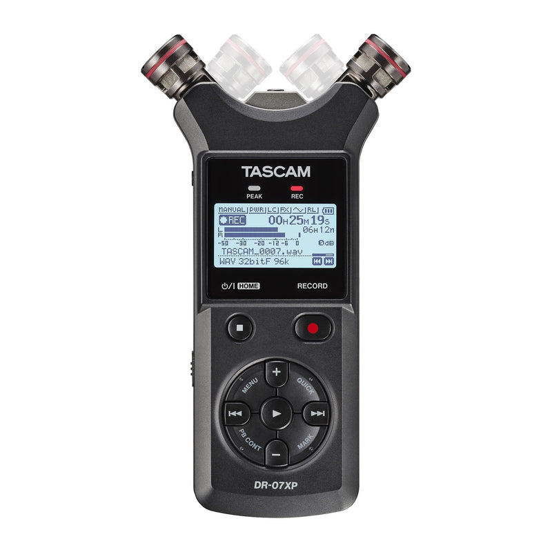Tascam DR-07XP handheld stereo recorder