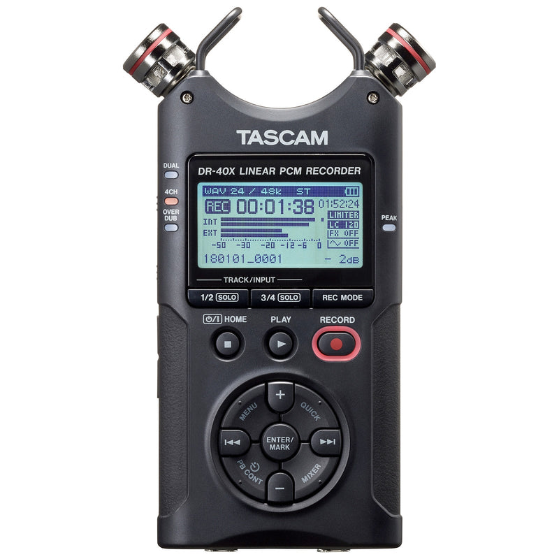 Tascam Dr40 Handheld 4-Track Recorder