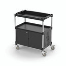 DuraLab Laboratory Trolley Small - 1 Deep Shelf with Lockable Compartment