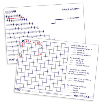 Pupil A4 Stepping Stones Dry Erase Boards (pack of 30)