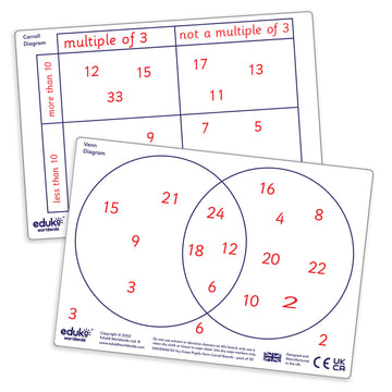 Teacher Carroll & Venn Dry Erase Boards