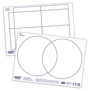 Pupils Carroll & Venn A5 Dry Erase Boards (pk 30)