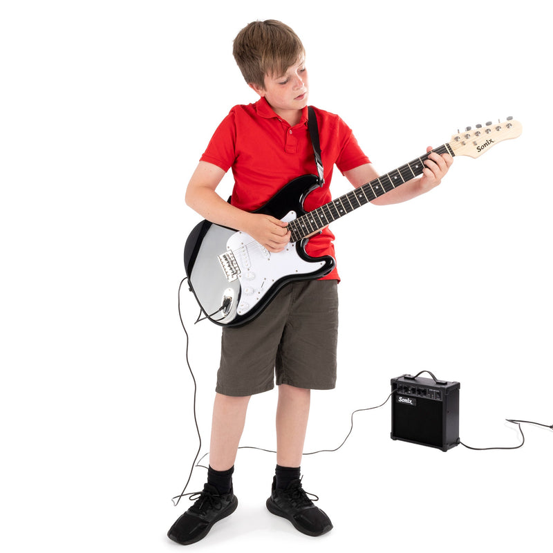 Sonix S-Type Electric Guitar Pack - Black