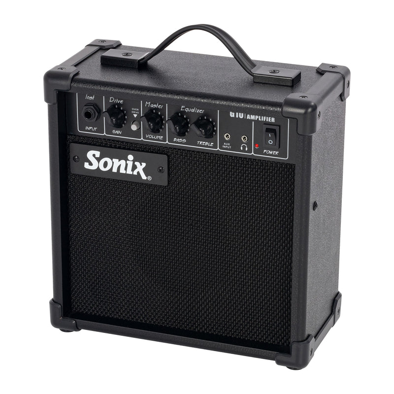 Sonix S-Type Electric Guitar Pack - Black