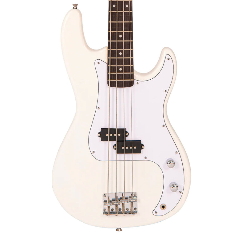Encore Blaster E40 bass guitar - Vintage white