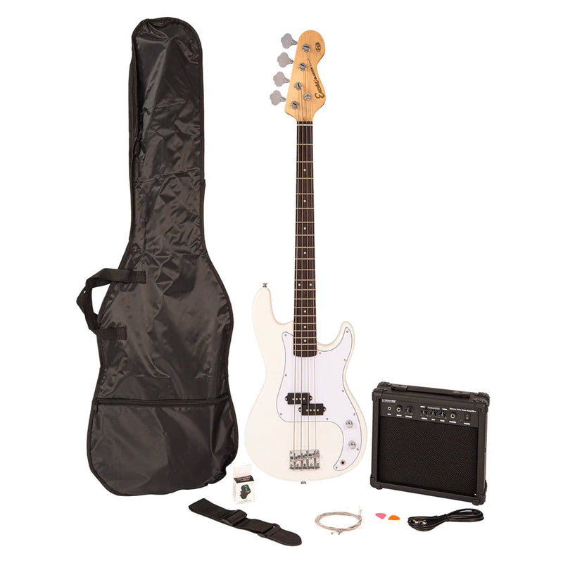 Encore Blaster E40 bass guitar pack - Vintage white