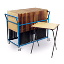 Monarch 'Exam Pack' set of 25 exam desks with trolley