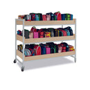 Monarch heavy duty extra large classroom storage trolley - Grey