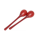 Stagg egg shakers pair with long handles - Red