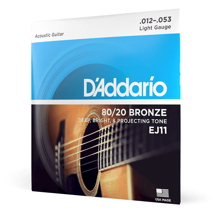 D'Addario 80-20 Bronze String Set - Light