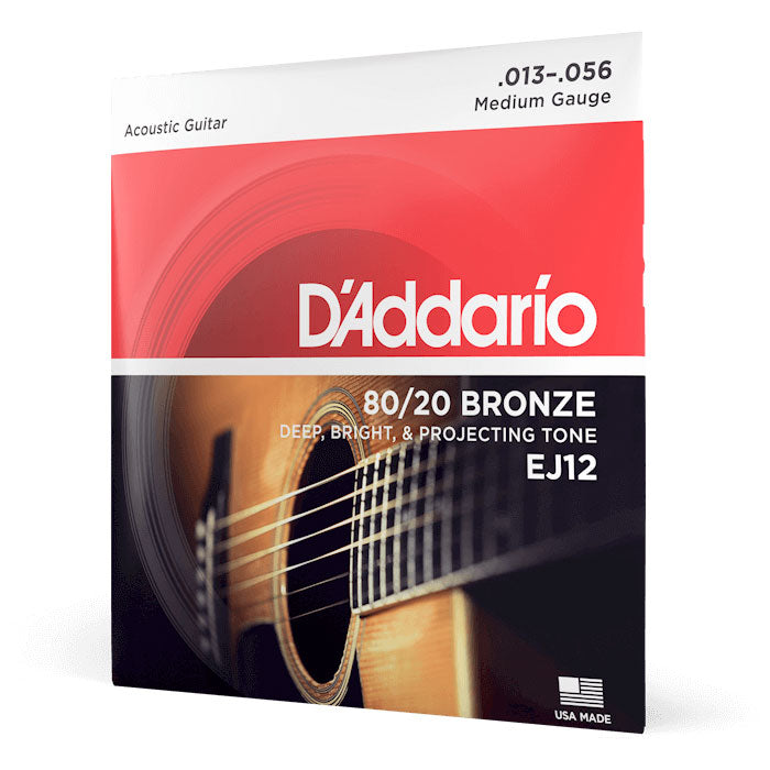 D'Addario 80-20 Bronze String Set - Medium