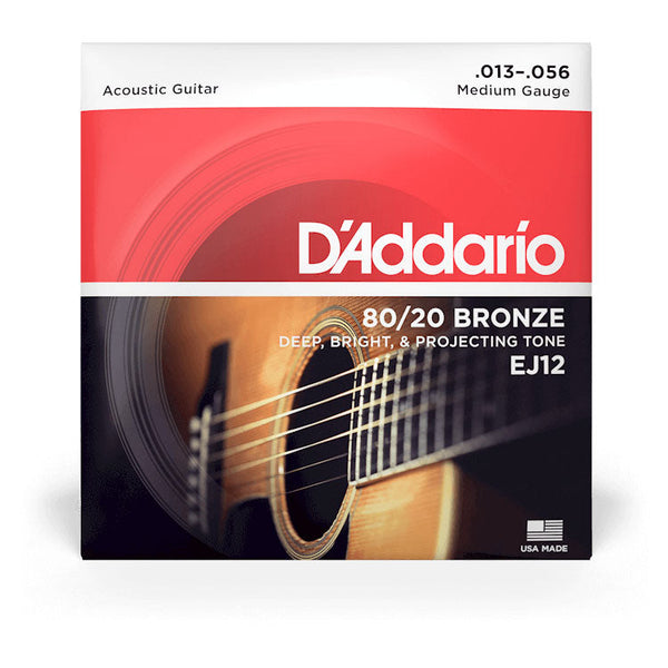 D'Addario 80-20 Bronze String Set - Medium