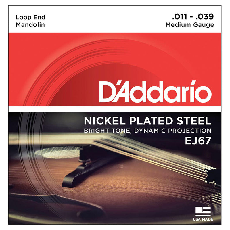 D'Addario J67 Mandolin String Set Nickel