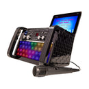 Easy Karaoke Bluetooth portable karaoke system with LED light effects