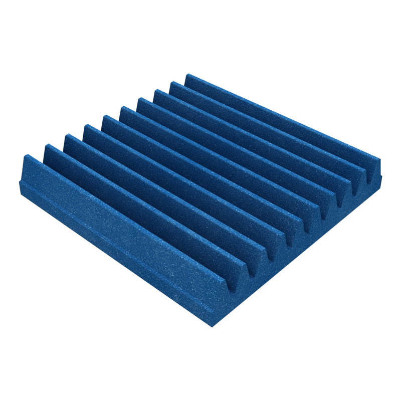 EQ acoustics 60cm foam acoustic tile pack of 8 - Electric blue
