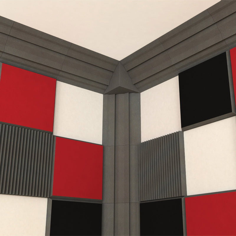 EQ Acoustics corner acoustic cube (pack of 2) - Charcoal grey