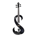 Stagg Silent S Shaped Electric Violin - Black