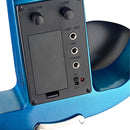 Stagg silent traditionally shaped electric violin outfit - Metallic blue