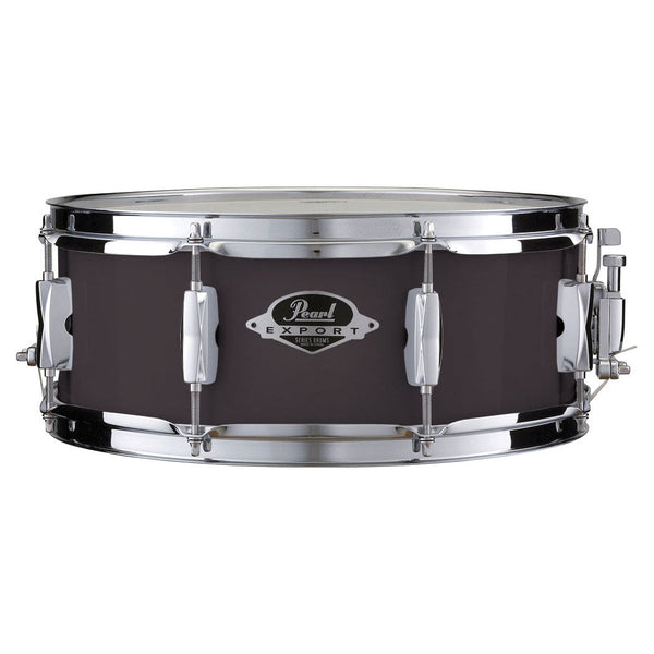 Pearl wooden snare drum - Smokey chrome