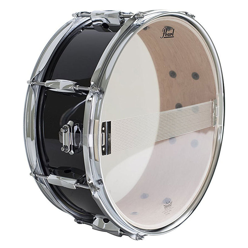 Pearl wooden snare drum - Jet black
