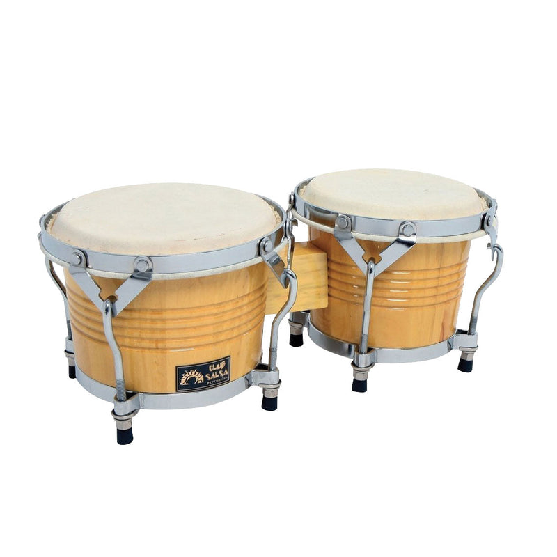 Club Salsa Bongos In Natural Finish