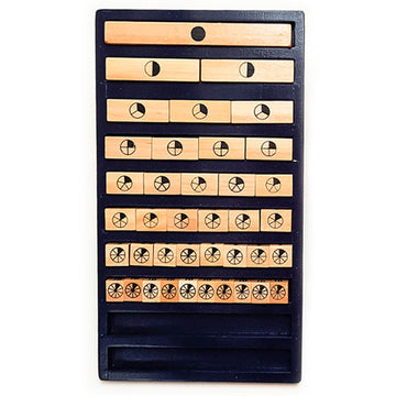 Large Fraction Decimal Percentage & Pie Board