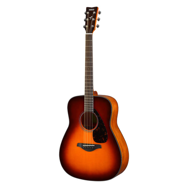 Yamaha FG800II 4/4 dreadnought acoustic guitar in gloss - Brown sunburst