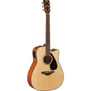 Yamaha FGX800CII 4/4 dreadnought cutaway electro-acoustic guitar - Natural