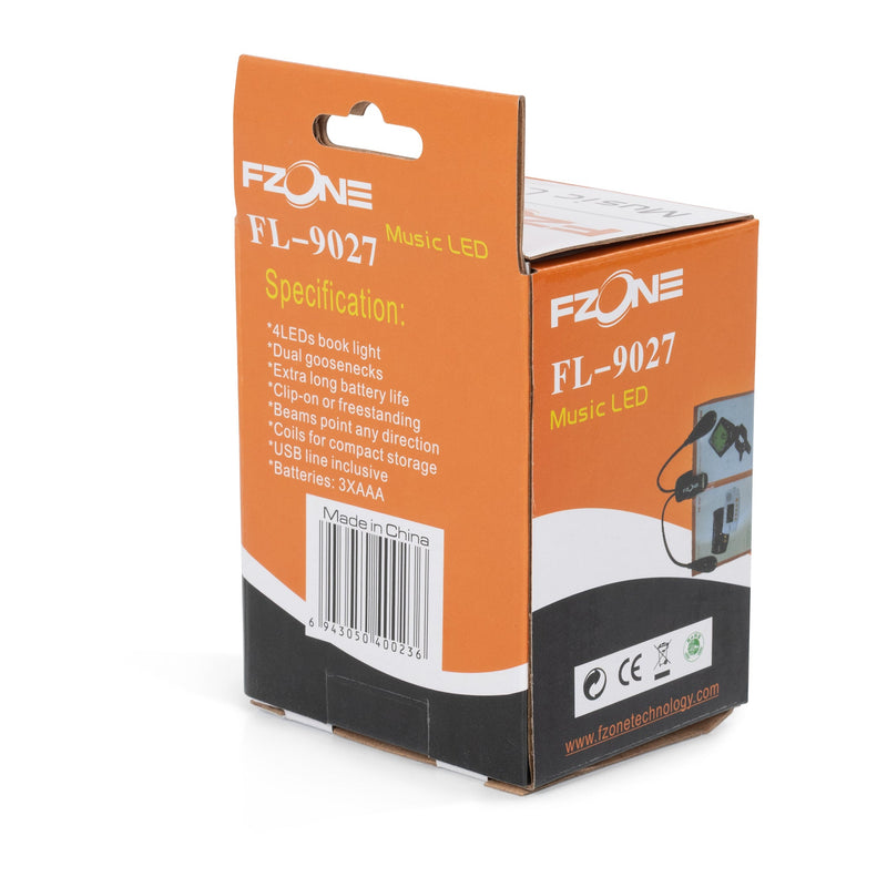Fzone Clip On Led Double Music Stand Light